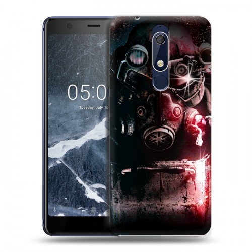 Дизайнерский пластиковый чехол для Nokia 5.1 Fallout