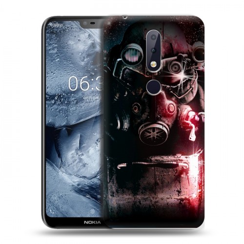 Дизайнерский пластиковый чехол для Nokia 6.1 Plus Fallout