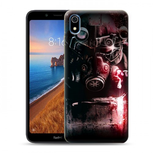 Дизайнерский силиконовый чехол для Xiaomi RedMi 7A Fallout