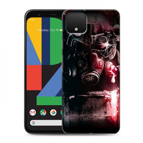 Дизайнерский пластиковый чехол для Google Pixel 4 Fallout