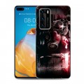 Дизайнерский силиконовый с усиленными углами чехол для Huawei P40 Fallout