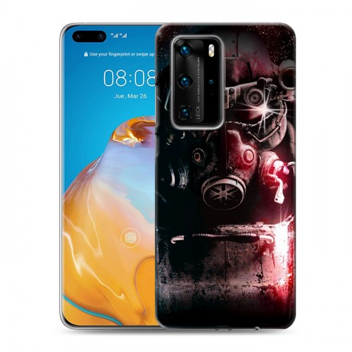 Дизайнерский пластиковый чехол для Huawei P40 Pro Fallout