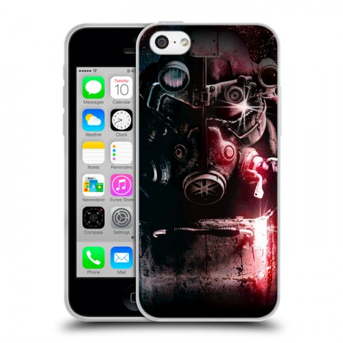 Дизайнерский пластиковый чехол для Iphone 5c Fallout