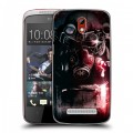 Дизайнерский пластиковый чехол для HTC Desire 500 Fallout