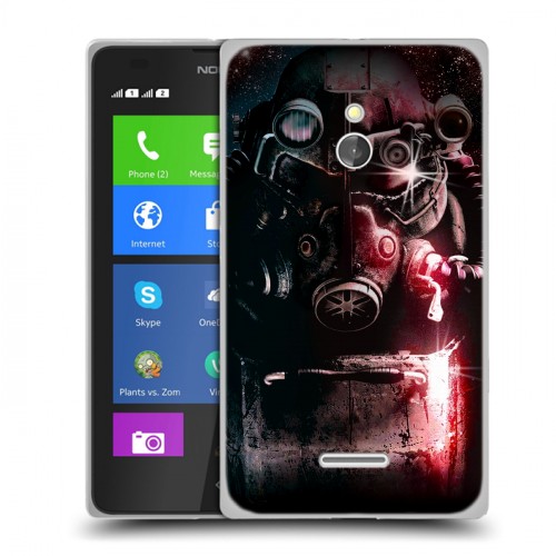 Дизайнерский силиконовый чехол для Nokia XL Fallout