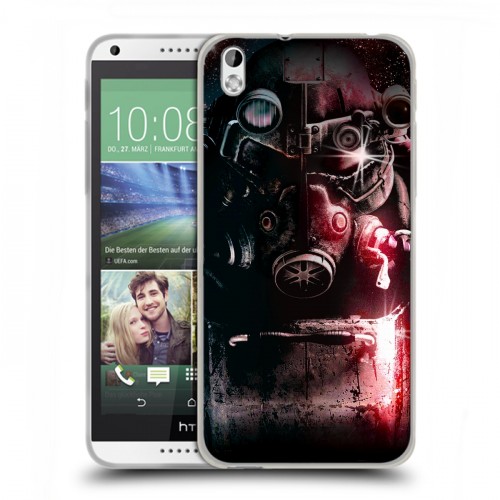 Дизайнерский пластиковый чехол для HTC Desire 816 Fallout