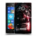 Дизайнерский пластиковый чехол для Microsoft Lumia 435 Fallout