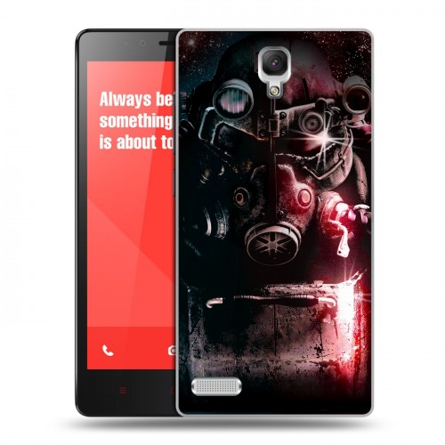 Дизайнерский силиконовый чехол для Xiaomi RedMi Note Fallout