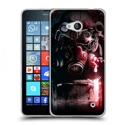 Дизайнерский пластиковый чехол для Microsoft Lumia 640 Fallout