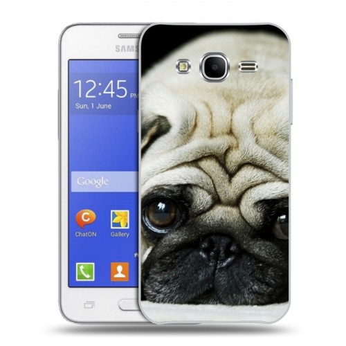 Дизайнерский силиконовый чехол для Samsung Galaxy J7 Щенки
