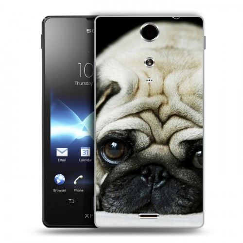 Дизайнерский пластиковый чехол для Sony Xperia TX Щенки