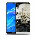 Дизайнерский пластиковый чехол для Huawei Y6 (2019) Щенки