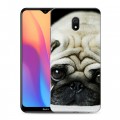 Дизайнерский силиконовый с усиленными углами чехол для Xiaomi RedMi 8A Щенки