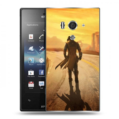 Дизайнерский пластиковый чехол для Sony Xperia acro S Fallout