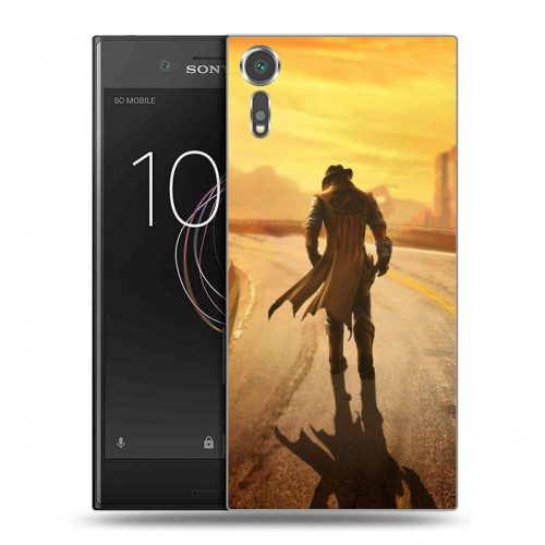 Дизайнерский пластиковый чехол для Sony Xperia XZs Fallout