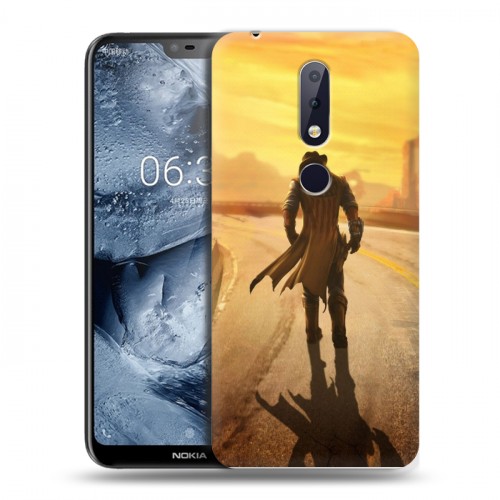 Дизайнерский пластиковый чехол для Nokia 6.1 Plus Fallout