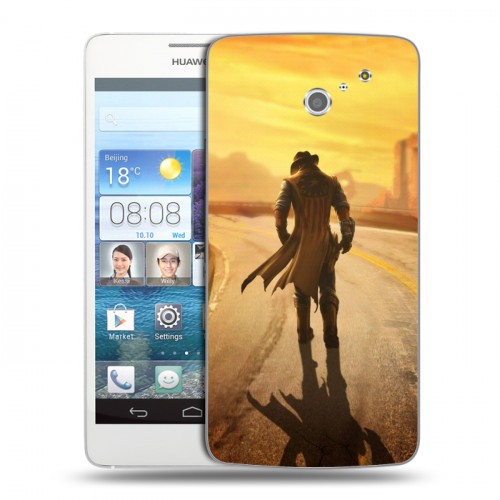 Дизайнерский пластиковый чехол для Huawei Ascend D2 Fallout