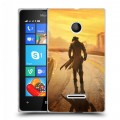 Дизайнерский пластиковый чехол для Microsoft Lumia 435 Fallout