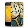 Дизайнерский пластиковый чехол для LG Google Nexus 4 Fallout