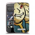 Дизайнерский пластиковый чехол для HTC Desire 500 Fallout