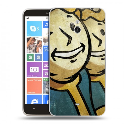 Дизайнерский пластиковый чехол для Nokia Lumia 1320 Fallout