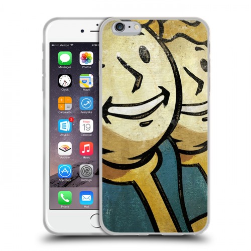 Дизайнерский силиконовый чехол для Iphone 6 Plus/6s Plus Fallout