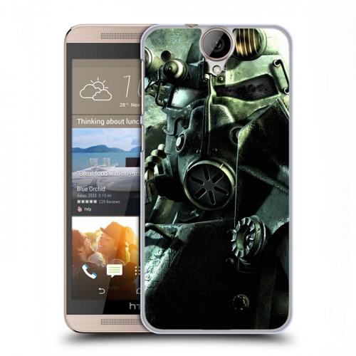 Дизайнерский пластиковый чехол для HTC One E9+ Fallout