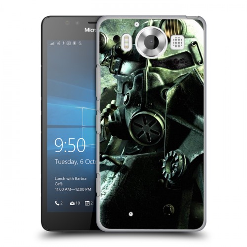 Дизайнерский пластиковый чехол для Microsoft Lumia 950 Fallout