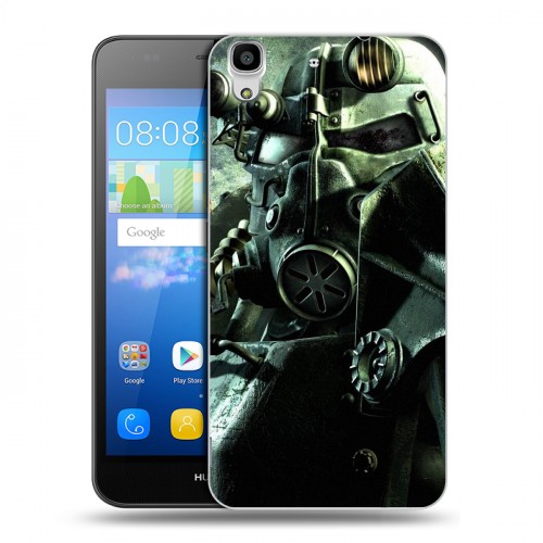 Дизайнерский пластиковый чехол для Huawei Y6 Fallout