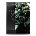 Дизайнерский пластиковый чехол для Sony Xperia XZs Fallout