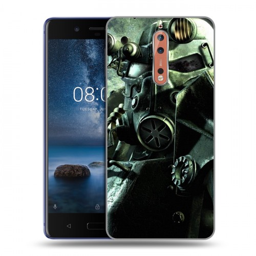 Дизайнерский пластиковый чехол для Nokia 8 Fallout