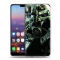 Дизайнерский силиконовый с усиленными углами чехол для Huawei P20 Pro Fallout