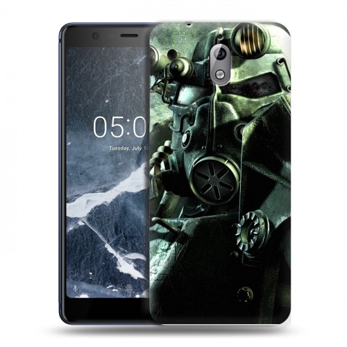 Дизайнерский силиконовый чехол для Nokia 3.1 Fallout