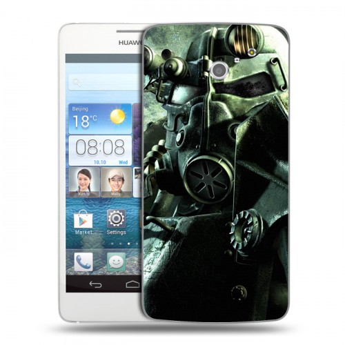 Дизайнерский пластиковый чехол для Huawei Ascend D2 Fallout