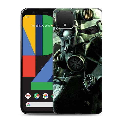 Дизайнерский пластиковый чехол для Google Pixel 4 Fallout