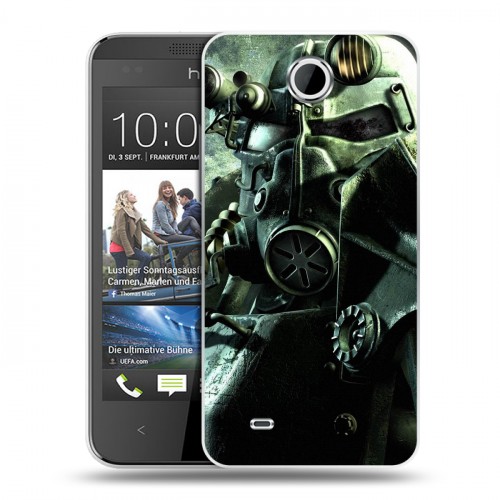 Дизайнерский пластиковый чехол для HTC Desire 300 Fallout