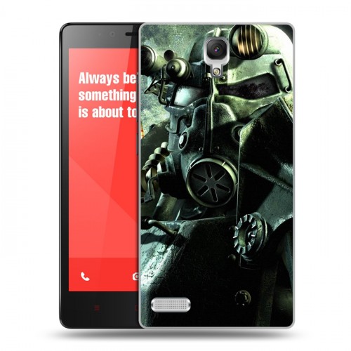 Дизайнерский пластиковый чехол для Xiaomi RedMi Note Fallout