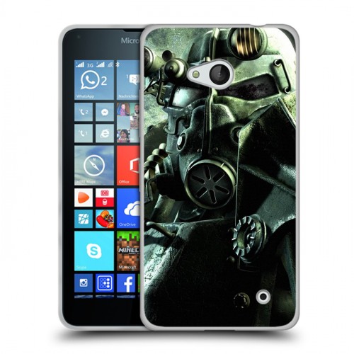 Дизайнерский пластиковый чехол для Microsoft Lumia 640 Fallout