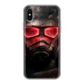 Дизайнерский силиконовый чехол для Iphone x10 Fallout