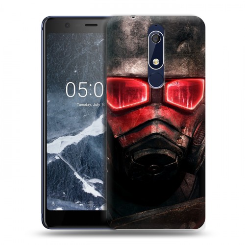 Дизайнерский пластиковый чехол для Nokia 5.1 Fallout