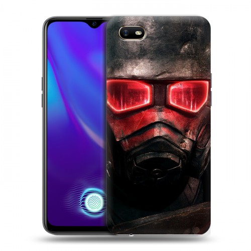 Дизайнерский силиконовый с усиленными углами чехол для OPPO A1k Fallout