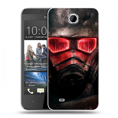 Дизайнерский пластиковый чехол для HTC Desire 300 Fallout