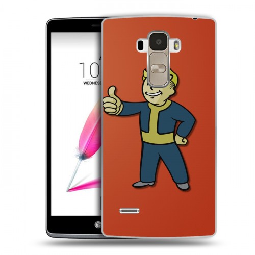 Дизайнерский силиконовый чехол для LG G4 Stylus Fallout