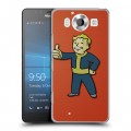 Дизайнерский пластиковый чехол для Microsoft Lumia 950 Fallout