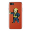 Дизайнерский силиконовый чехол для Iphone 7 Fallout