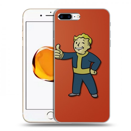 Дизайнерский силиконовый чехол для Iphone 7 Plus / 8 Plus Fallout