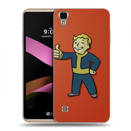 Дизайнерский пластиковый чехол для LG X Style Fallout