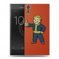 Дизайнерский пластиковый чехол для Sony Xperia XZs Fallout