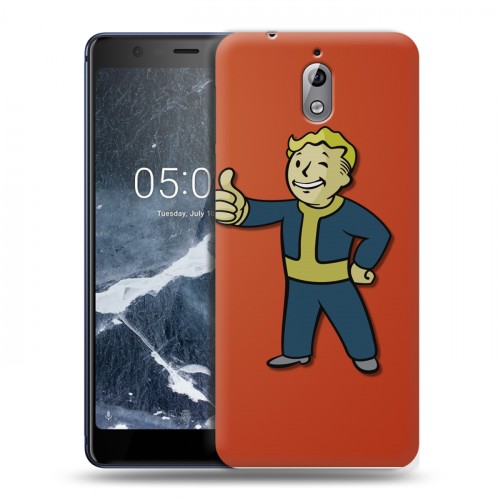 Дизайнерский силиконовый чехол для Nokia 3.1 Fallout