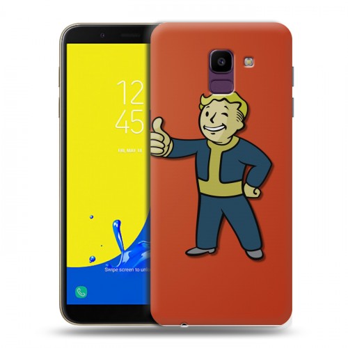 Дизайнерский пластиковый чехол для Samsung Galaxy J6 Fallout